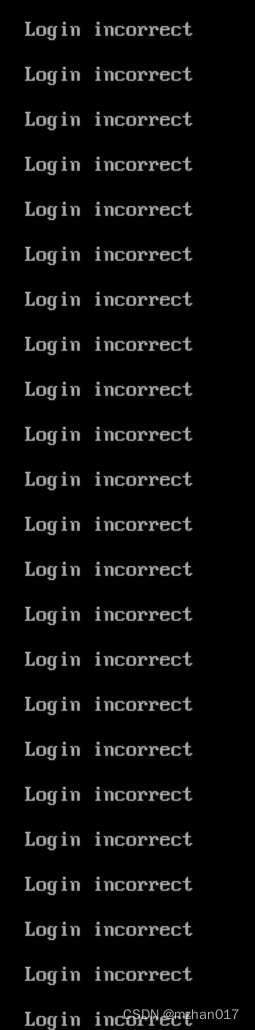 vmware: 磁盘加载问题导致，emergency mode: login incorrect 滚动打印