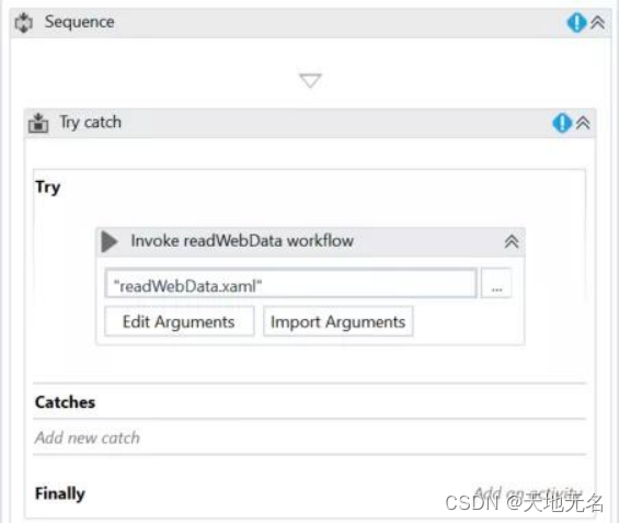 11.2 UiPath之必杀技Try Catch_uipath try-catch-CSDN博客
