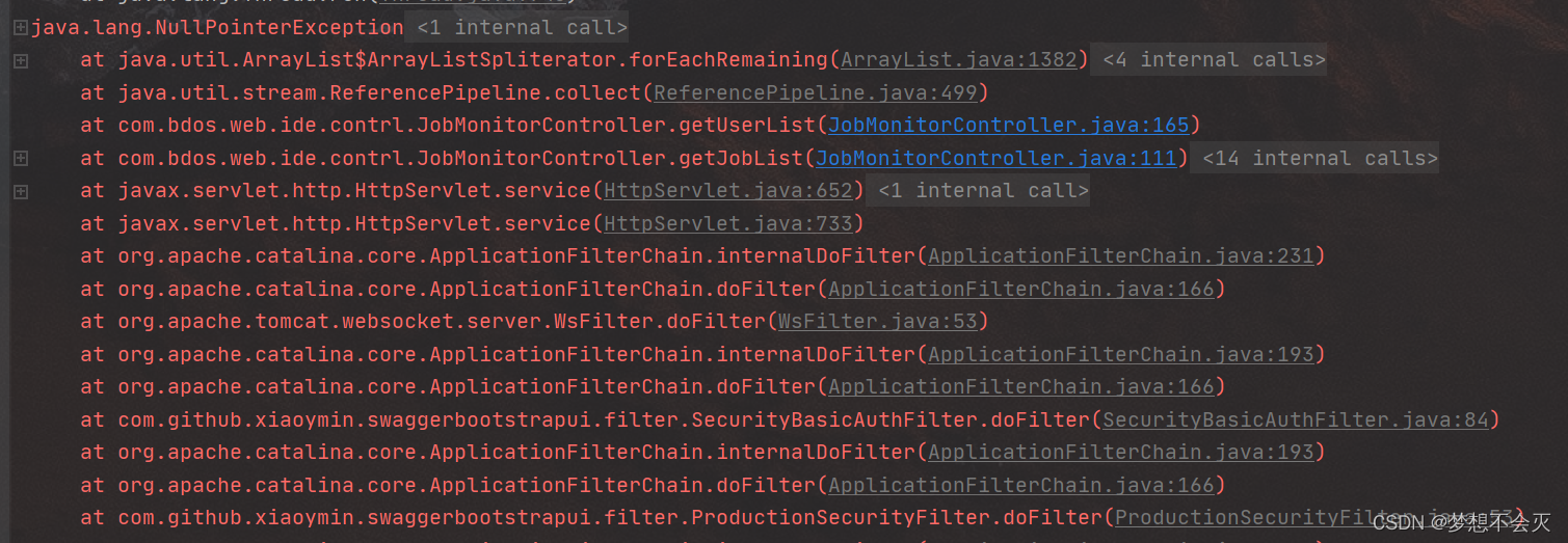 list调用stream().collect方法报错空指针异常_stream() .collect(collectors.groupingby