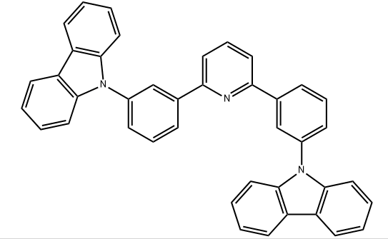 2,6-双[3-(9H-咔唑-9-基)苯基]吡啶，26DCzPPy cas：1013405-24-7 有机荧光材料