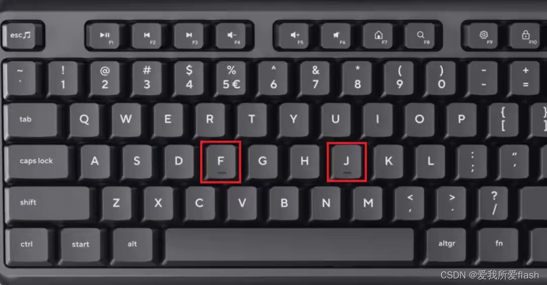 为什么键盘上F和J这两个键有两个凸起的横线呢？