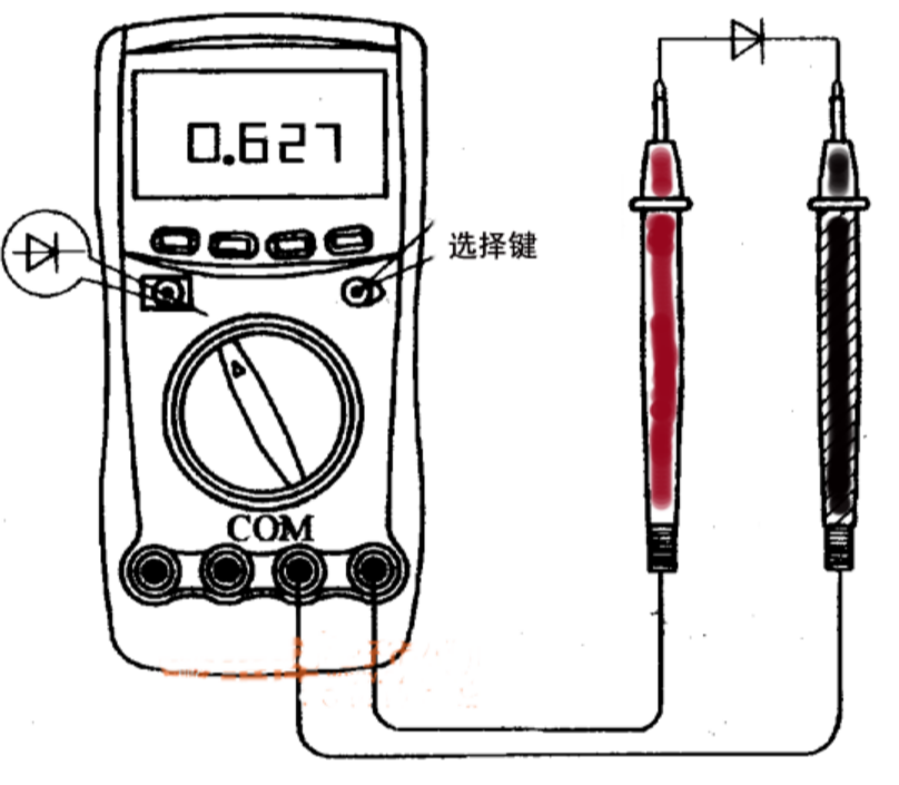 二极管电容正负极判断图文