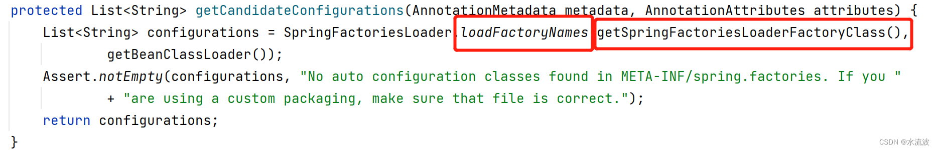 getCandidateConfigurations方法