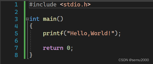 编程第一课，Print Hello World!_printhello world-CSDN博客