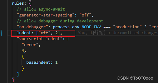 Expected indentation of 16 spaces but found 8 spaces.eslintvue/script-indent