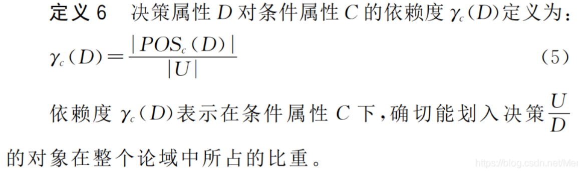 个人对粗糙集的一些理解和简单举例