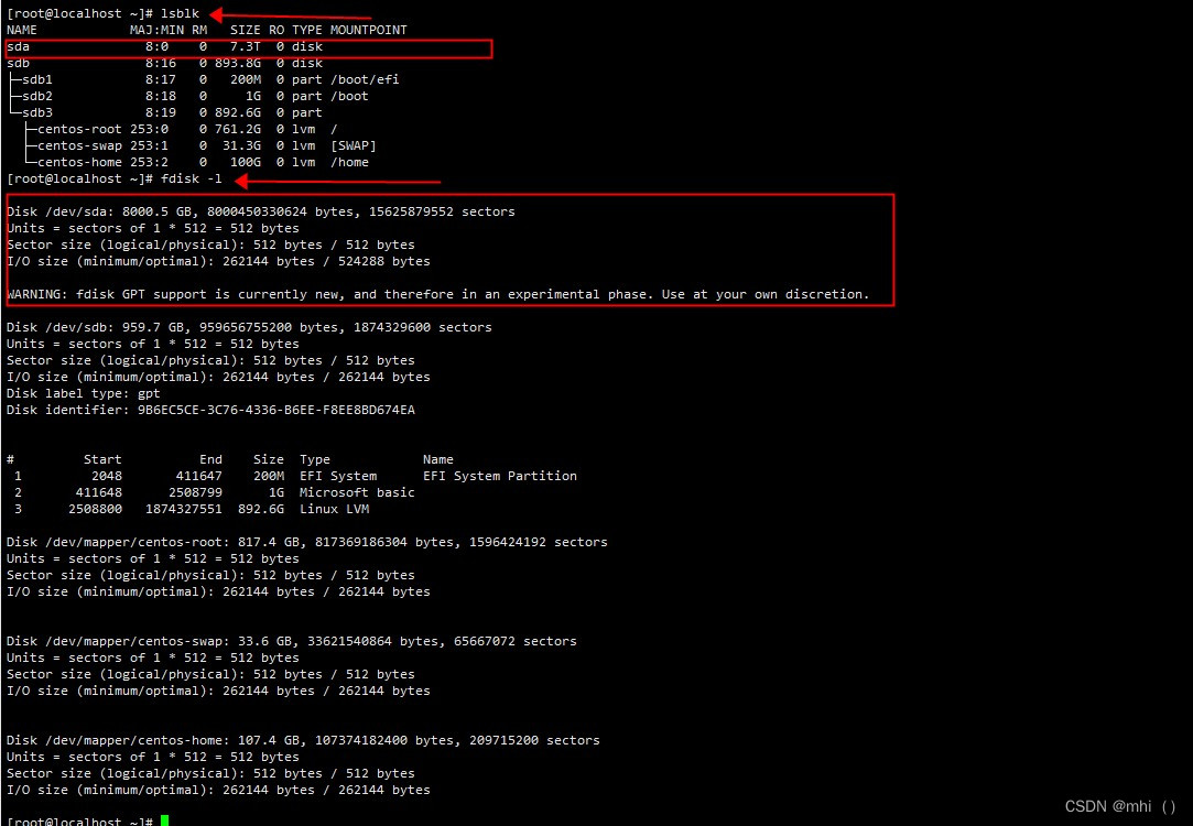 CentoS7 安装篇六：磁盘分区与挂载_centos7 初始化硬盘分区、挂载-CSDN博客