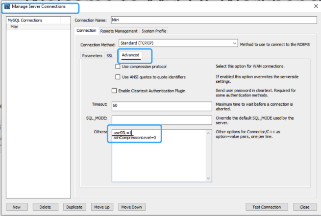 ​mysql-workbench 强制使用SSL 解决办法​