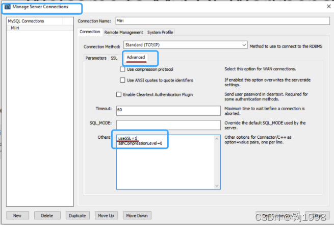 ​mysql-workbench 强制使用SSL 解决办法​