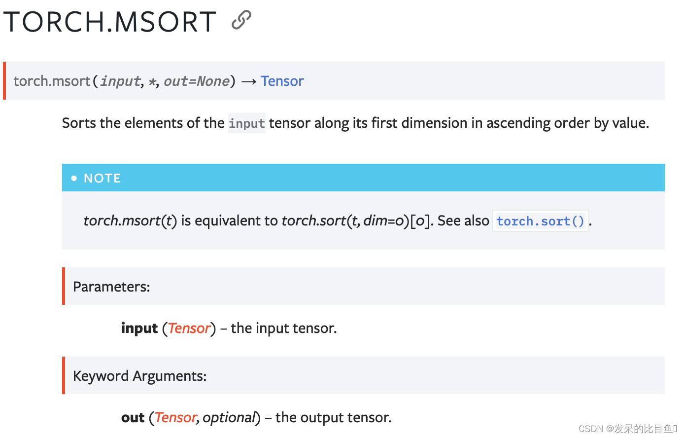 小白学Pytorch系列--Torch API (7)