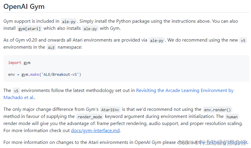 ModuleNotFoundError: No module named ‘ale_python_interface‘ 解决方案 ...
