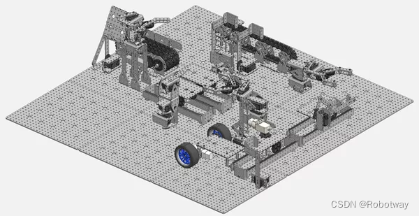 小型流水线模型的制作