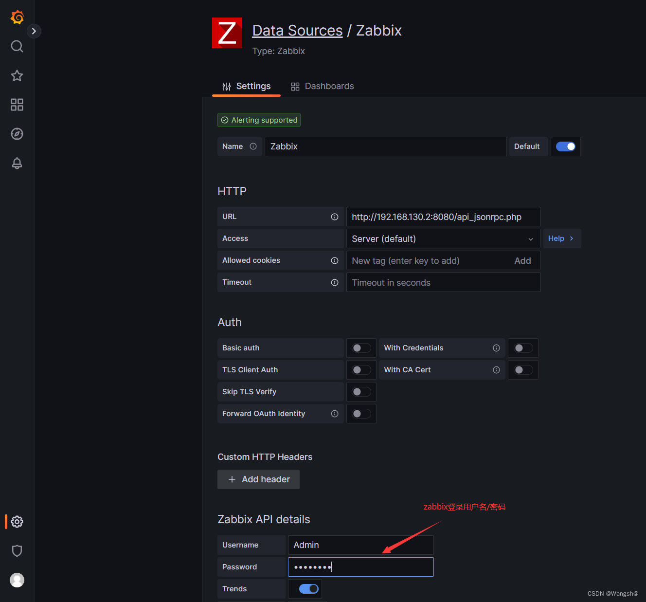 docker部署zabbix6.2.7+grafana