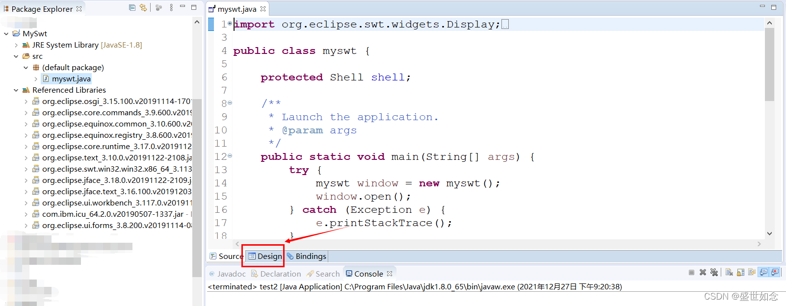 在eclipse中创建SWT可视化_eclipse swt教程-CSDN博客