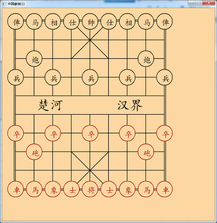 C语言编码中国象棋（包教包会）