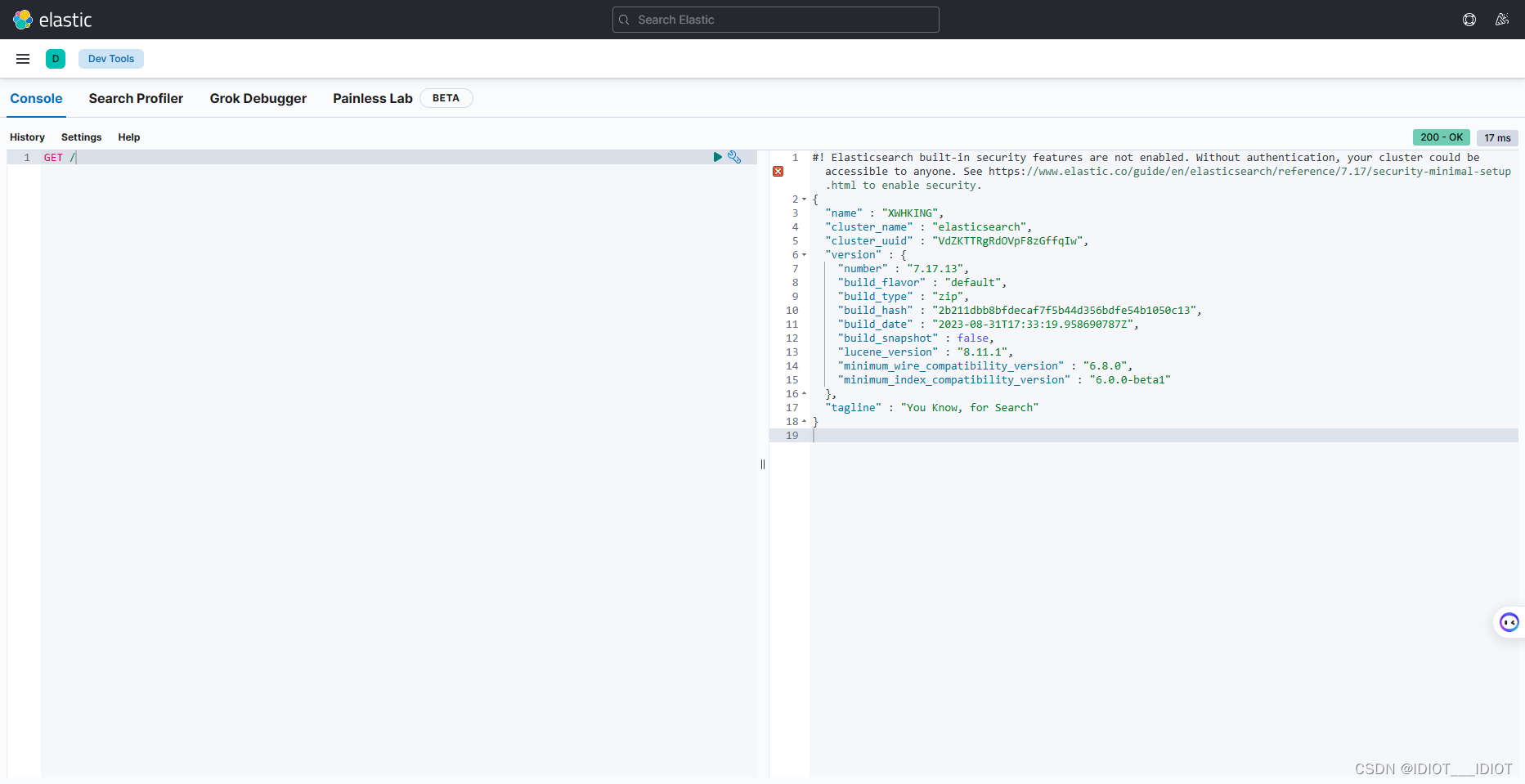 Windows环境下下载安装Elasticsearch和Kibana