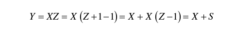 Y XZ XZ 11 X XZ 1 X S  (2-7)