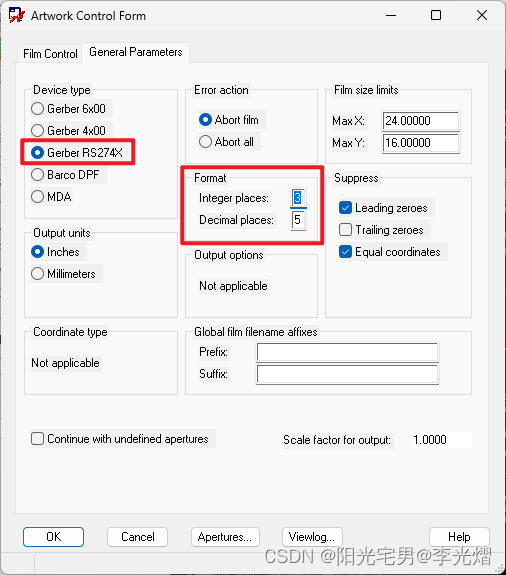 【PCB专题】Allegro出现For raster artwork formats,artwork accuracy must be...问题解决办法