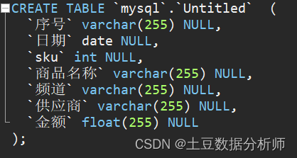 mysql如何创建数据库表格_mysql表里生成表格-CSDN博客