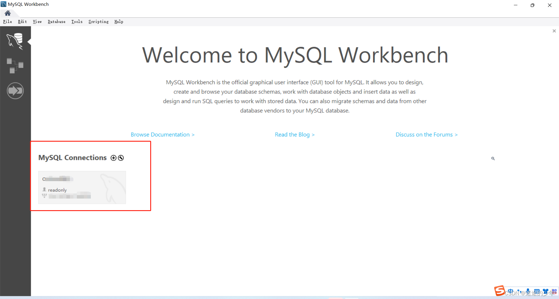 mysql workbench常用操作