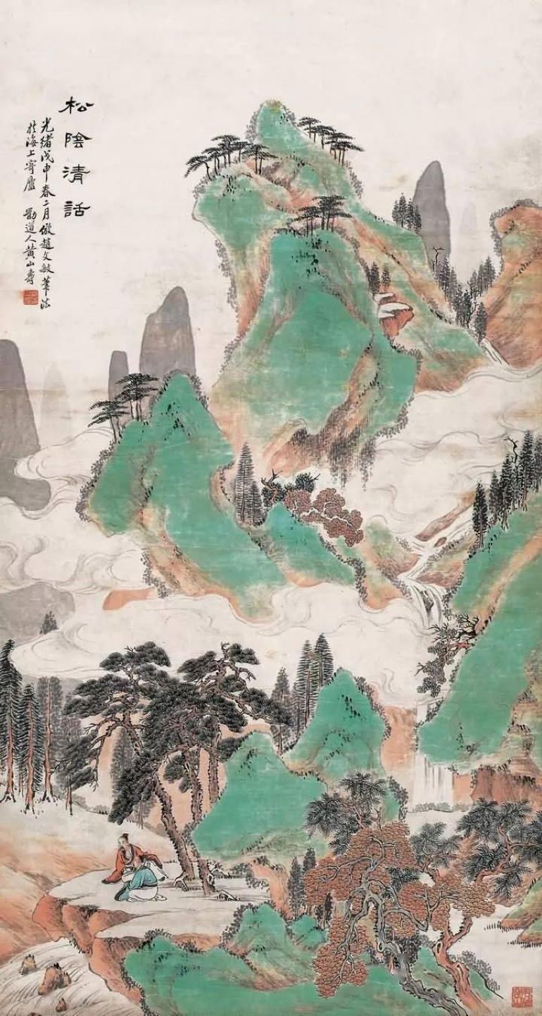 名画371 黄山寿《山水画36幅》-CSDN博客