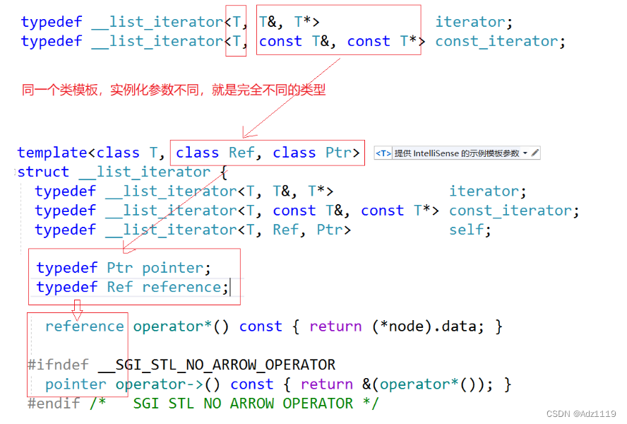 C++ list模拟实现