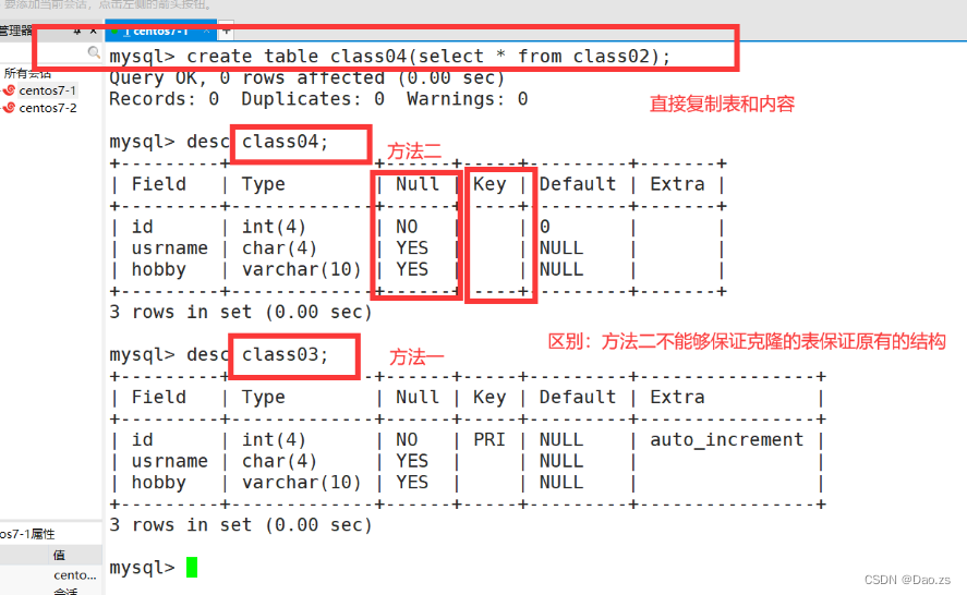 MySql数据库的初步安装与数据表结构数据管理