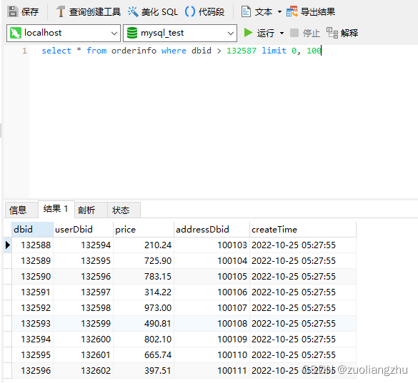 使用id限定优化mysql分页查询limit偏移量大问题