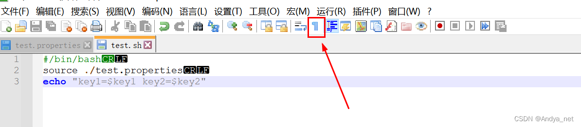 notepad++快捷键显示符号