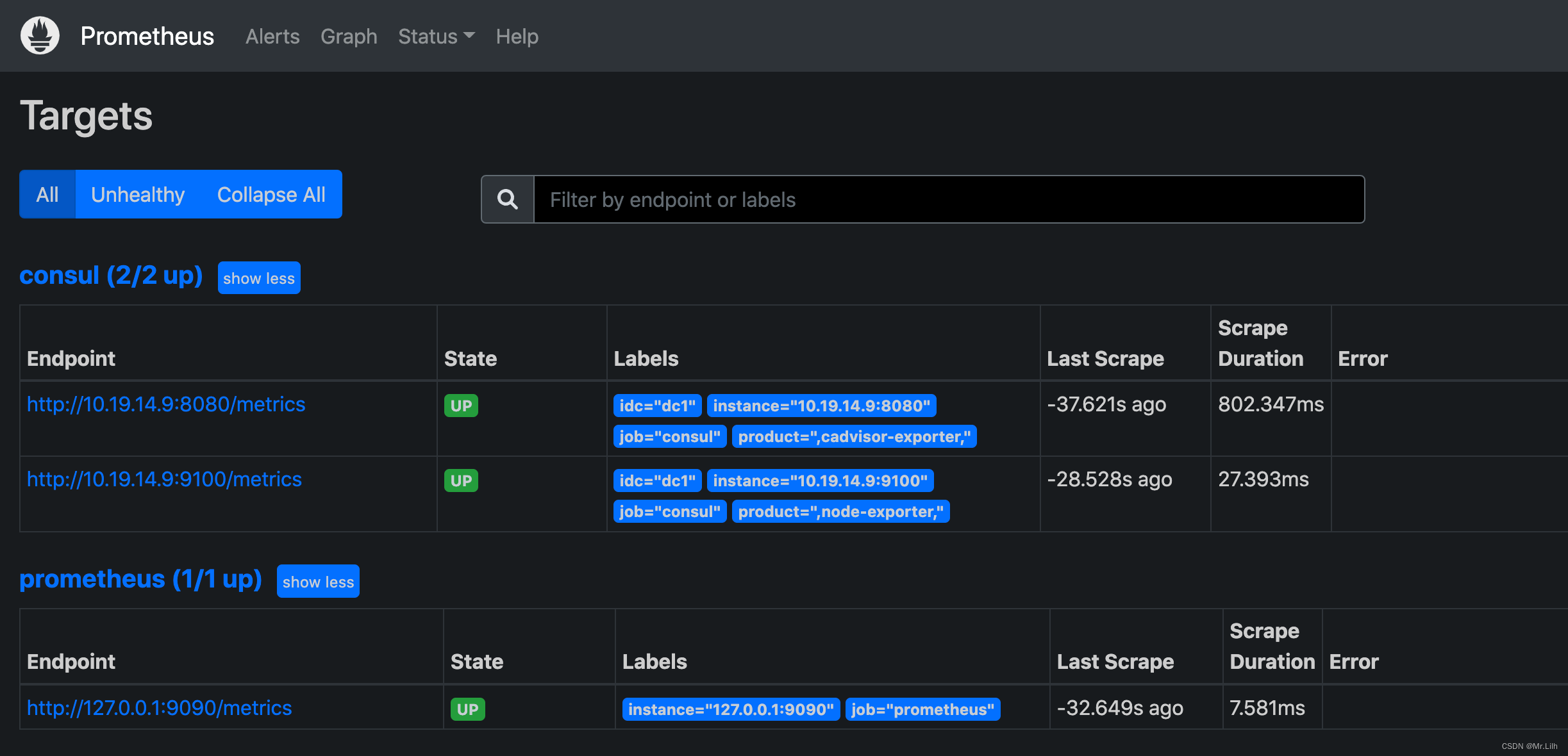 prometheus 自动发现CSDN博客