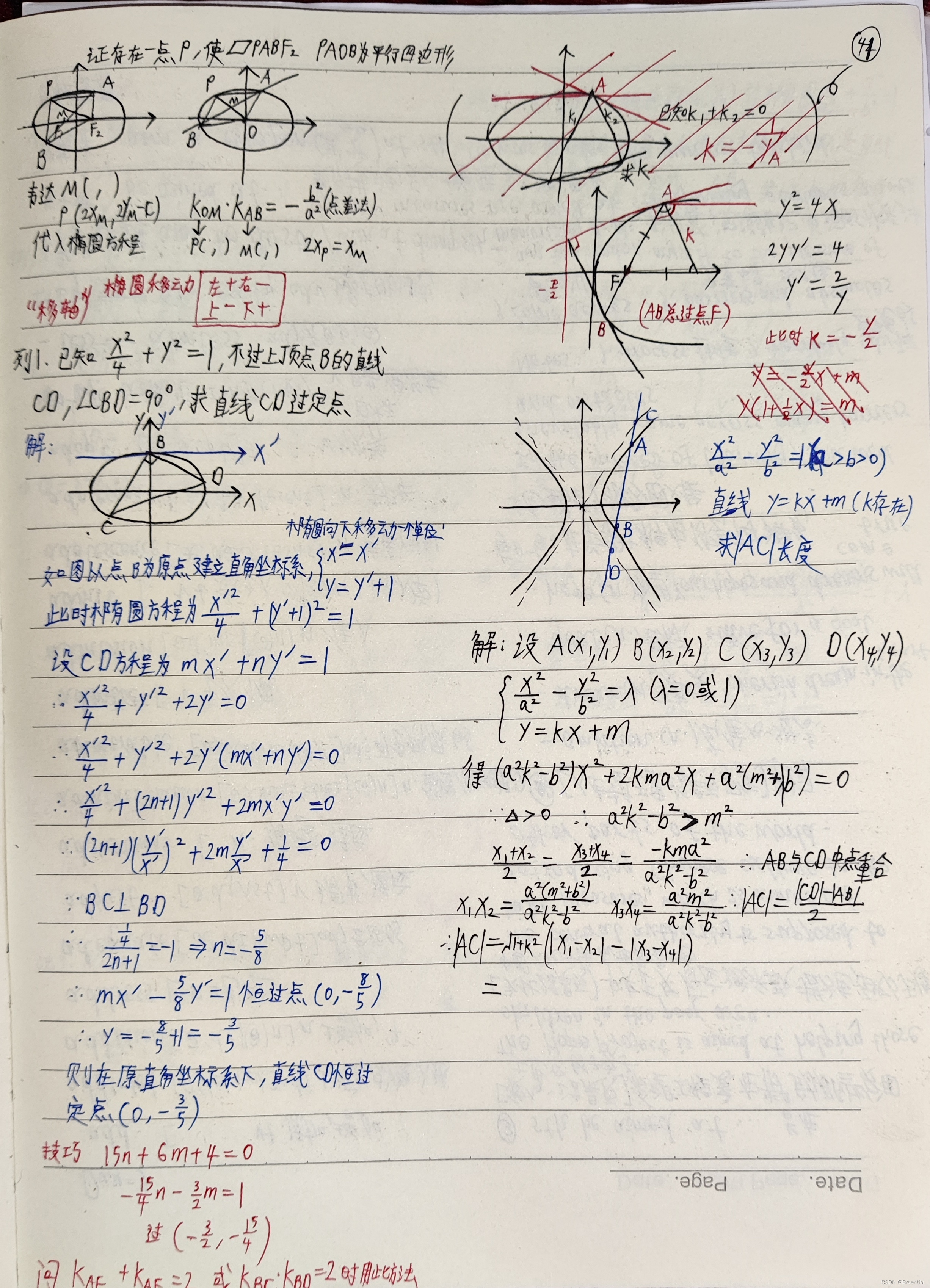 高中数学笔记偏拔高