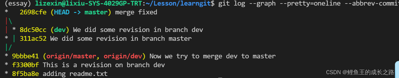 图6:合并后命令历史