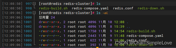 redis cluster 部署相关文件