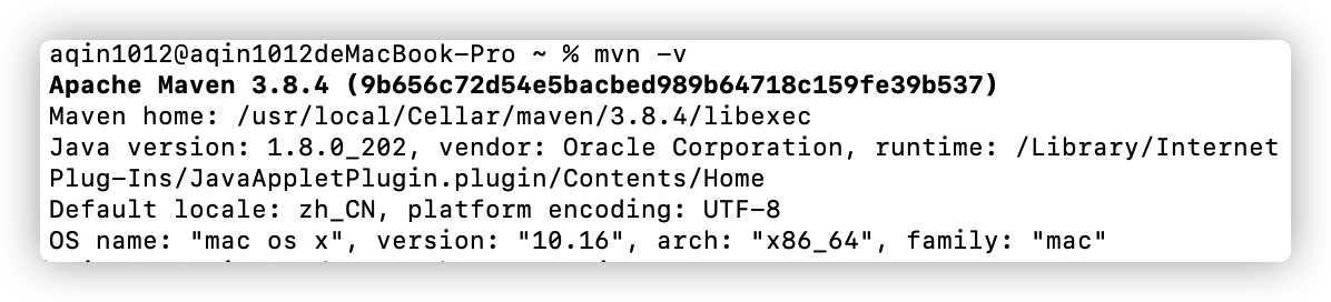 【填坑向】Mac 调用mvn报错