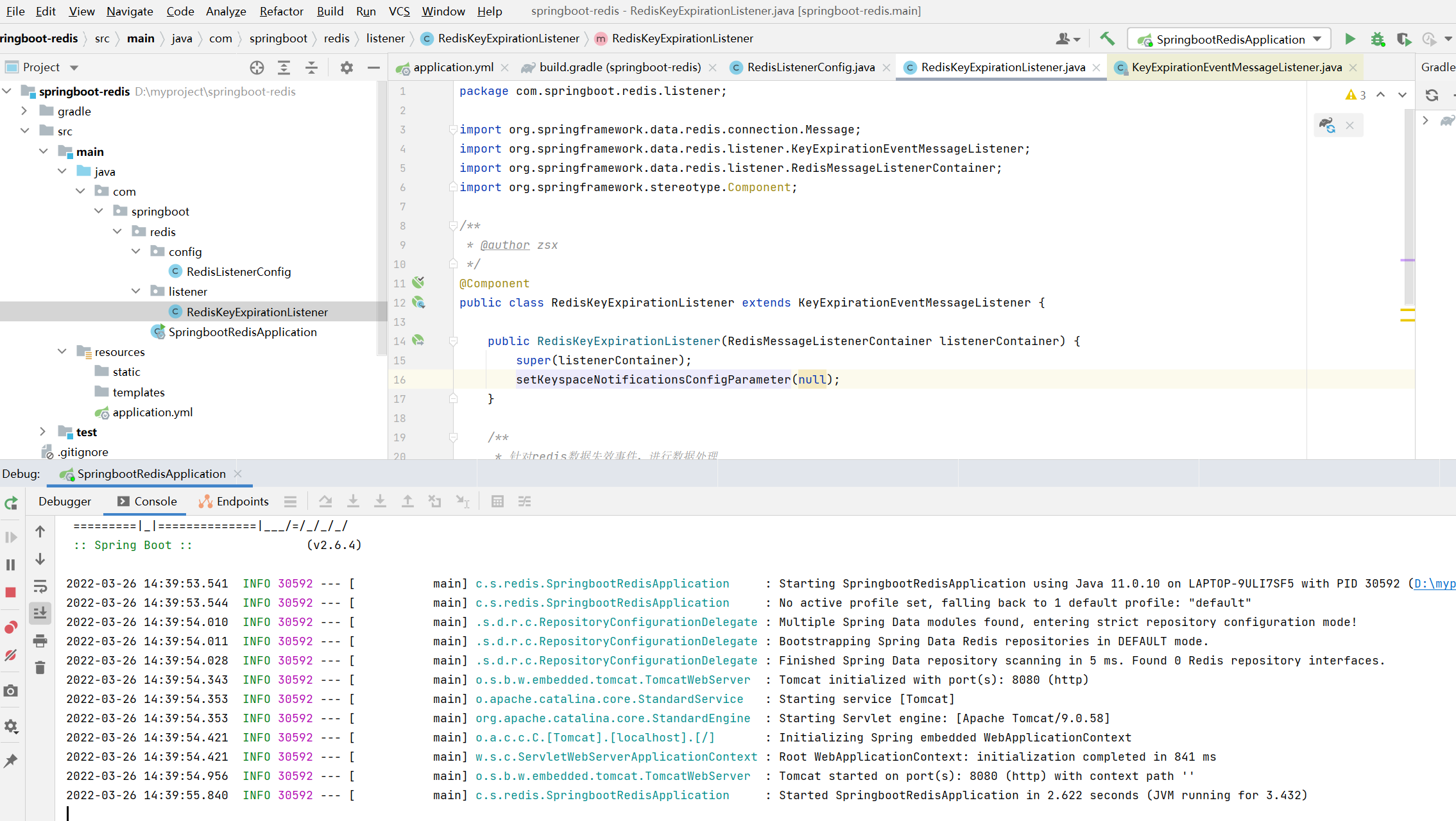 解决监听redis key过期事件出现ERR unknown command `CONFIG`, with args beginning with: `GET`, `notify-keyspace-e