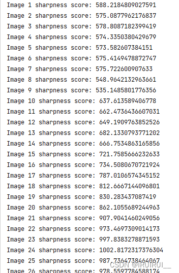 Python写一个图像清晰度检测的程序_python 能指定图片位置进行清晰度判断吗-CSDN博客