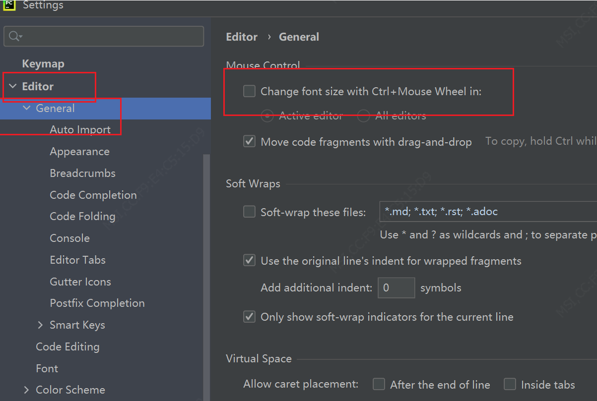 Pycharm 滚轮实现字体大小[通俗易懂]_https://bianchenghao6.com/blog__第3张