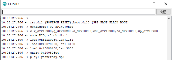 ESP32基于Arduino框架，SD卡+MAX98357模块+MP3播放器