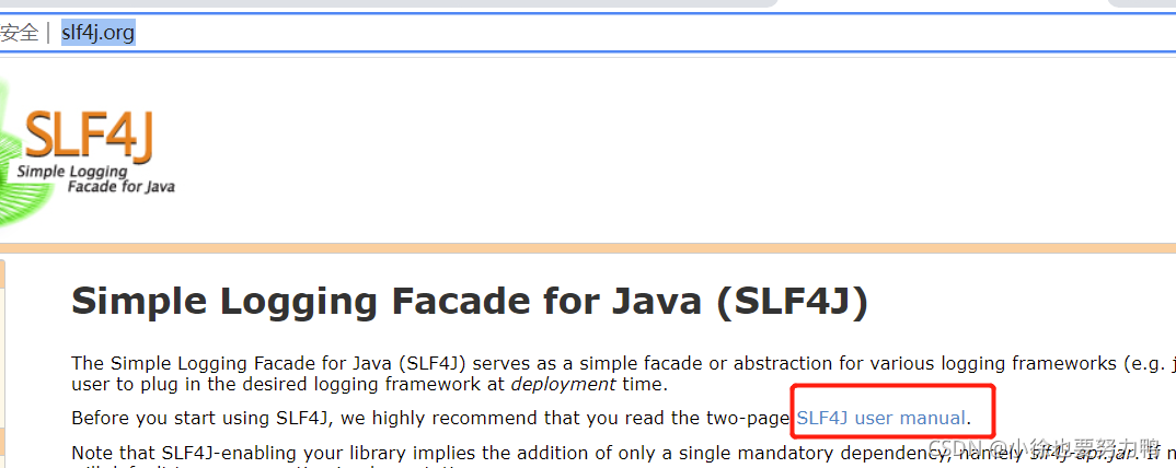 java日志:四、slf4j使用_java slf4j-CSDN博客