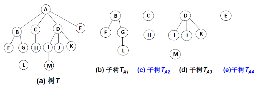 数据结构基础：P3.1-树(一)---＞树与树的表示_一棵度为的树有n个节点,若每个节点直接用m个链指向相应的儿子,则表示这棵树所需要-CSDN博客