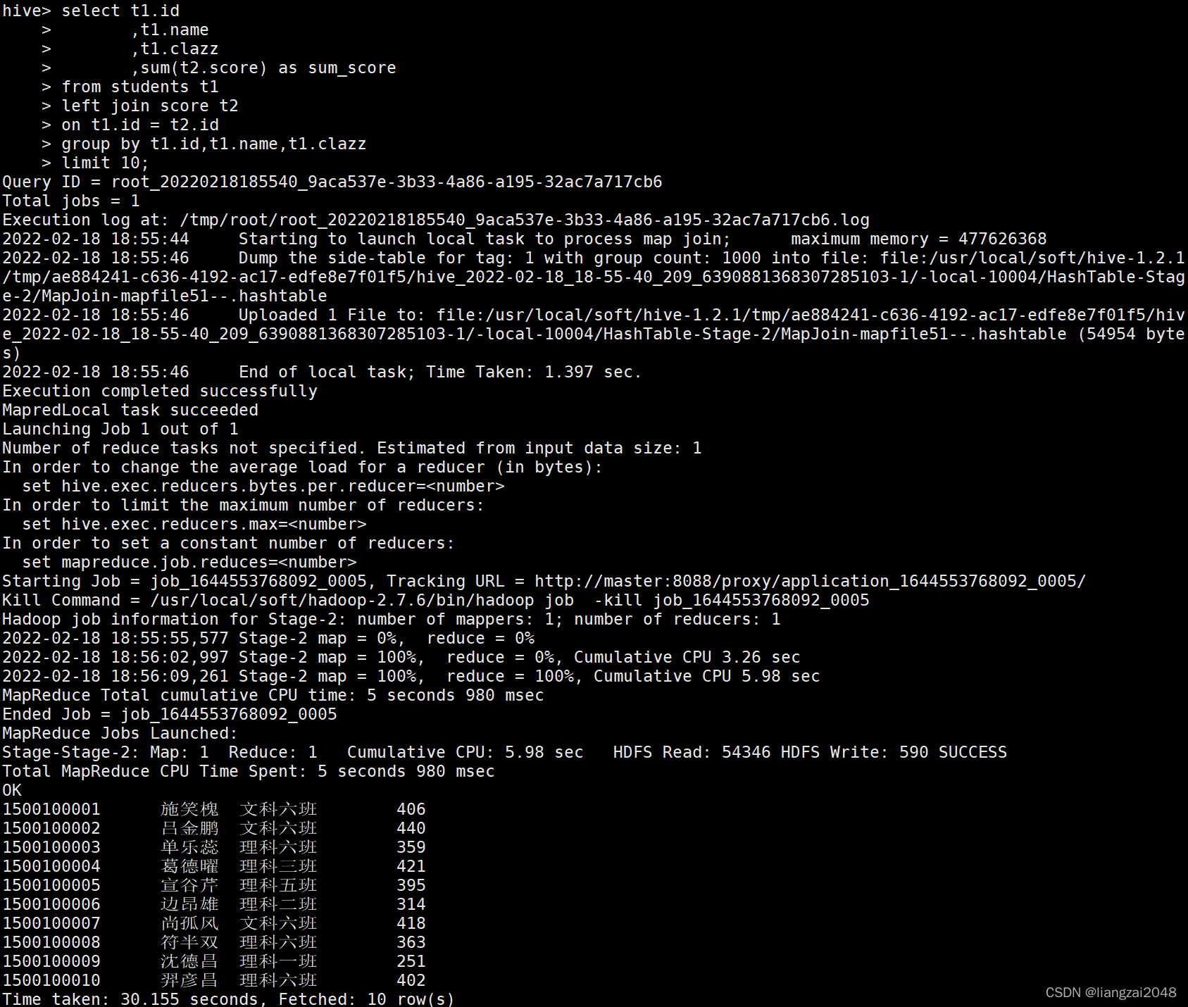 01 Hive数据仓库 Hive Sql练习 Liangzai48的博客 Csdn博客 01 Hive数据仓库 Hive Sql练习 Liangzai48的博客 Csdn博客