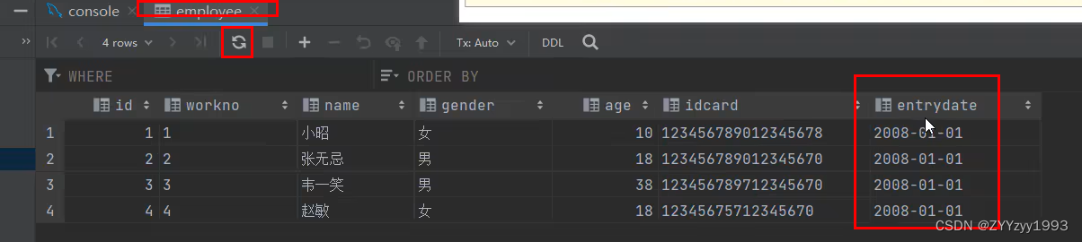 四、DML-2.数据操作-修改