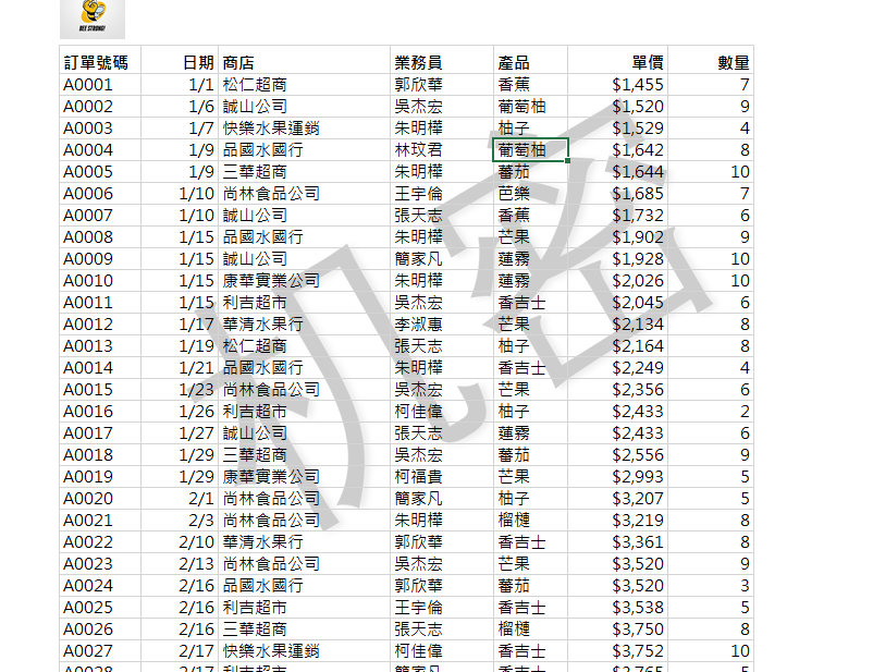 Excel学习笔记：P13-页首、页尾设计、表格加水印