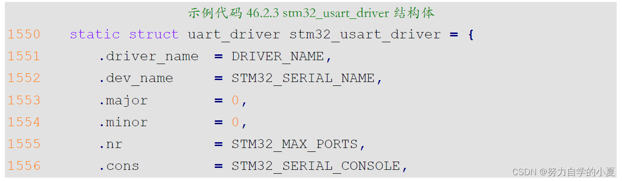 stm32_usart_driver结构体