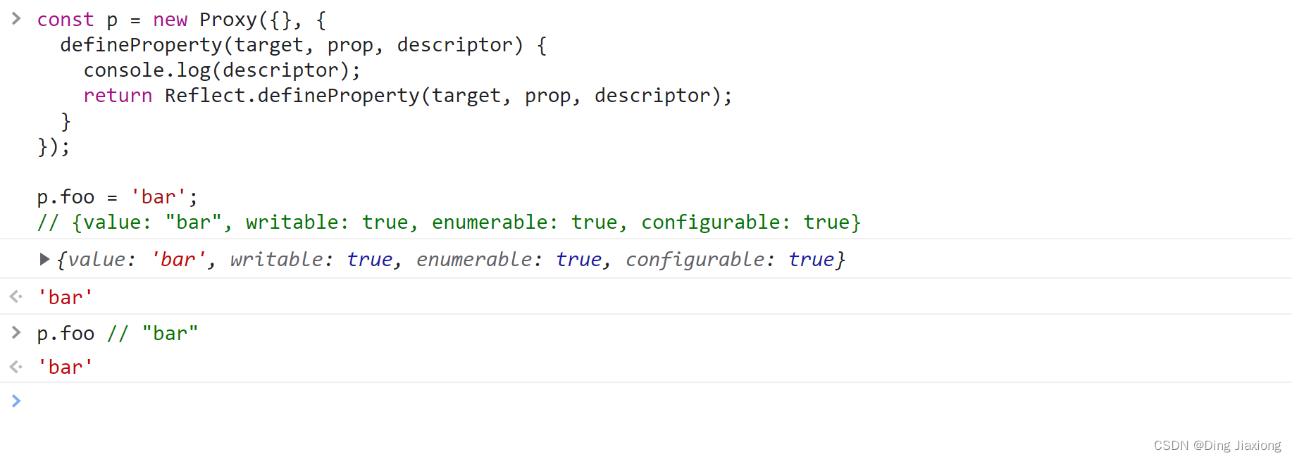 ES6 入门教程 16 Reflect 16.2 静态方法  16.3 实例：使用 Proxy 实现观察者模式