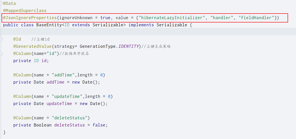 Jpa 空值 序列化 错误_ignoredpropertiesCSDN博客