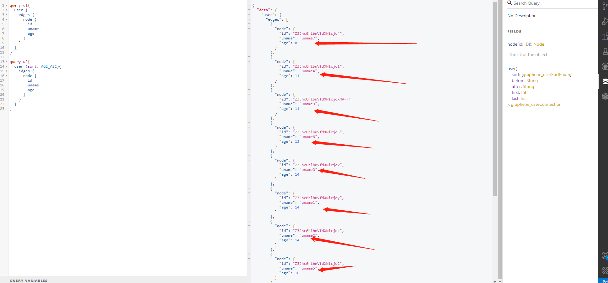 graphene_sqlalchemy的connection查询1