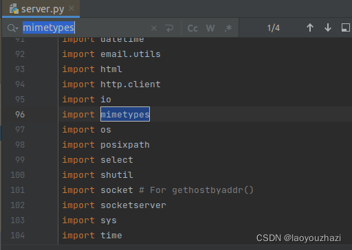import mimetypes